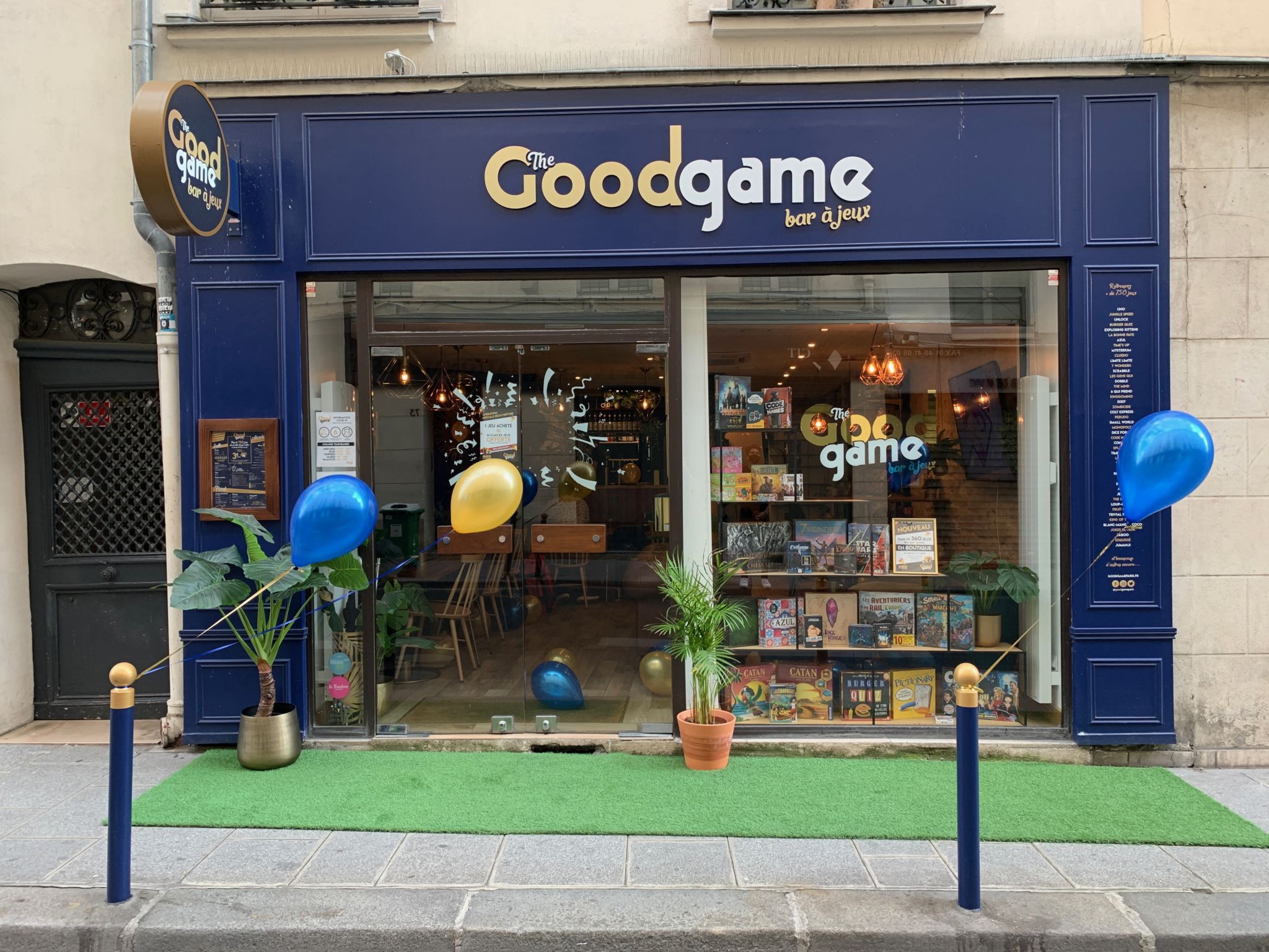 The Good Game, bar à jeux Paris (façade)